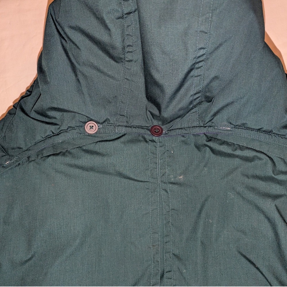 Vintage Mulberry Street Green Down Puffer Long Winter Coat Jacket Women's M - Picture 15 of 15